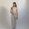Pantalon Satin Perle Taille Haute